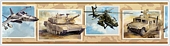 RMK1008BCS Armed Forces Stick On Wallpaper Border 