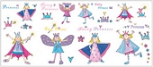 RMK1015SCS Fairy Princess Wall Decals 