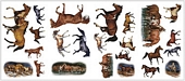 RMK1017SCS Wild Horses Wall Decals 