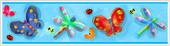 RMK1020BCS Jelly Bugs Stick On Wallpaper Border 