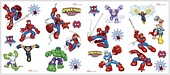 RMK1027SCS Spiderman and Friends Wall Decals 