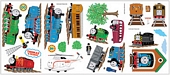 RMK1035SCS Thomas and Friends Wall Decals 