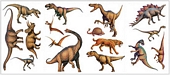 RMK1043SCS Dinousaurs Wall Decals 