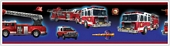 RMK1124BCS Fire Brigade Stick On Wallpaper Border 