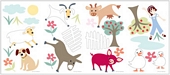 RMK1128SCS Gems Friends Farm Wall Decals 