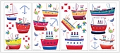 RMK1134SCS Ship Shape Wall Decals 