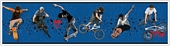 RMK1139BCS Extreme Sports Stick On Wallpaper Border 