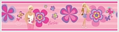 RMK1159BCS Barbie Deco Stick On Wallpaper Border 