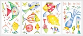 RMK1179SCS Sea Creatures Wall Decals 