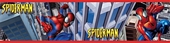 WT1058BCS Spiderman Stick On Wallpaper Border 