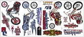 WT1064SCS American Chopper Wall Decals 