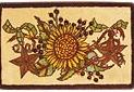 Linda Spivey Sunflowers Decor bath rugs tub mat