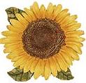 Linda Spivey Sunflowers Decor soap dish