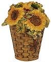 Linda Spivey Sunflowers Decor bathroom toothbrush holder