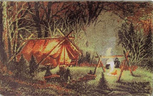 Terry Redlin  bathroom Bathroom Rug