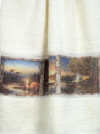 Terry Redlin  bathroom Bathroom Bath Towels