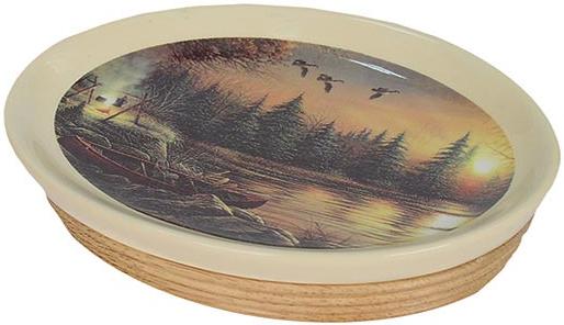 Terry Redlin bathroom soap dish