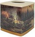 Terry Redlin bathroom tissue box holder