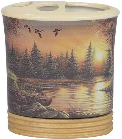 Terry Redlin  bathroom Toothbrush Holder