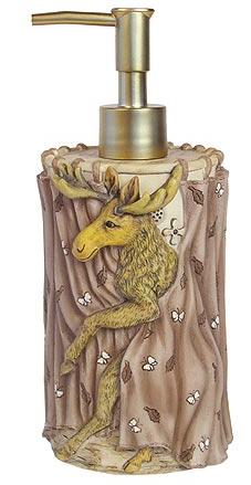 Wildlife  bathroom Soap/Lotion Dispenser Pump