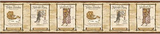 Wildlife Bathroom Wallpaper Wall Border Wildlife Bathroom Wallpaper Wall Border